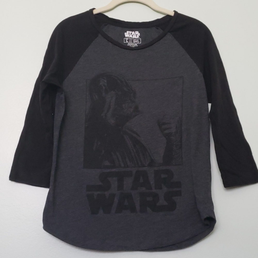 Darth Vader baseball long sleeve tee